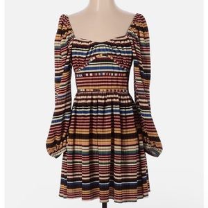 NWT ZARA Striped mini Dress sz S